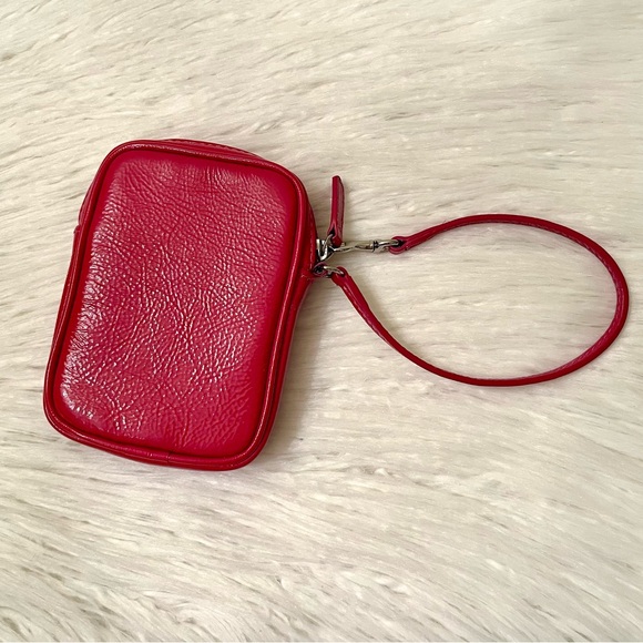 Coach Patent Leather Berry Colored Wristlet - Picture 4 of 7